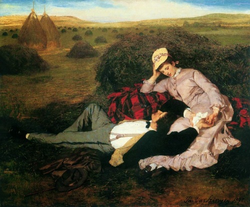 Pal Szinyei Merse, Lovers, 1869